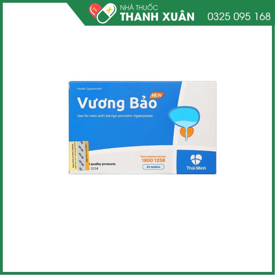 Viên uống Vương Bảo dùng cho nam giới bị u xơ tuyến tiền liệt